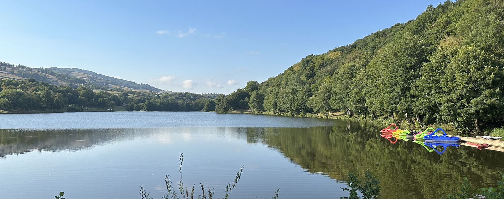 Le lac de Saint-Point en Saône-et-Loire