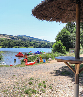 Baignade au lac de Saint-Point Lamartine