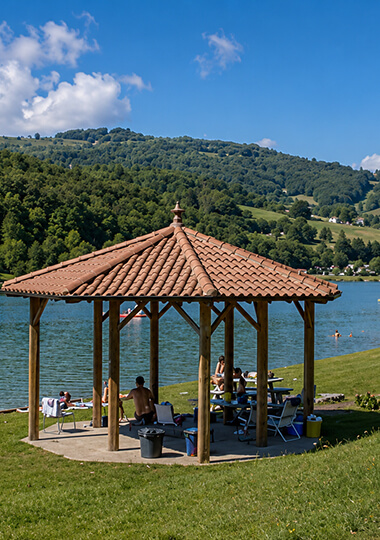 Aménagements au lac de Saint-Point en Bourgogne